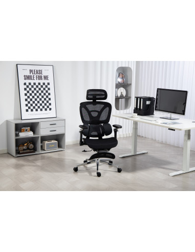 Ergonomiczny Fotel Biurowy Activejet Yk848 Czarny
