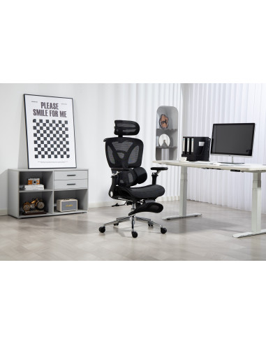 Ergonomiczny Fotel Biurowy Activejet Yk848 Czarny