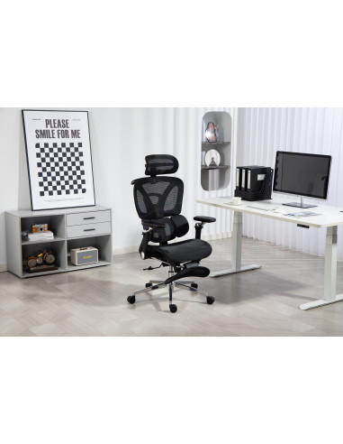 Ergonomiczny Fotel Biurowy Activejet Yk848 Czarny