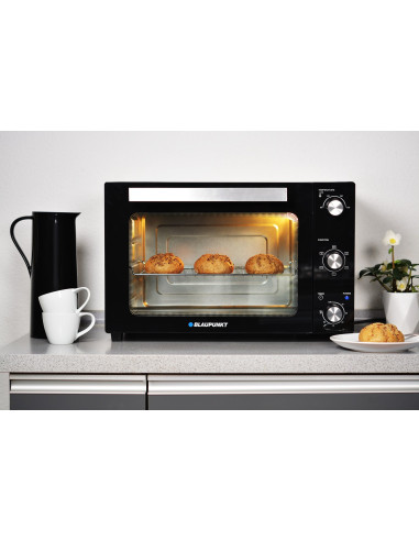 Mini Piekarnik Blaupunkt Eom601 (Pokrętło  1800W  Kolor Czarny)