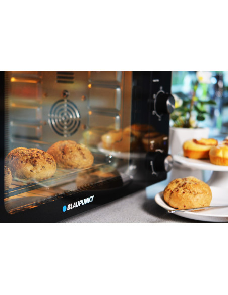 Mini Piekarnik Blaupunkt Eom601 (Pokrętło  1800W  Kolor Czarny)