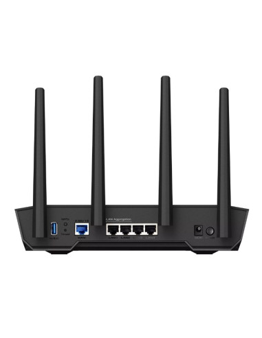 Asus Tuf Gaming Ax4200 Router Bezprzewodowy 2,5 Gigabit Ethernet Dual-Band (2.4 Ghz/5 Ghz) Czarny, Pomarańczowy