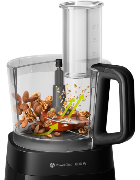 Philips Viva Collection Hr7510/10 Robot Kuchenny 800 W 2,1 L Czarny
