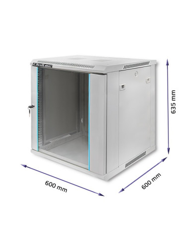 Qoltec Szafa Rack 19" | 12U | 600X635X600
