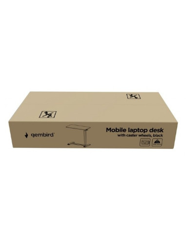 Nb Acc Mobilne Biurko Z Kółkami Czarne Tvs-Desk-02-Bk Gembird