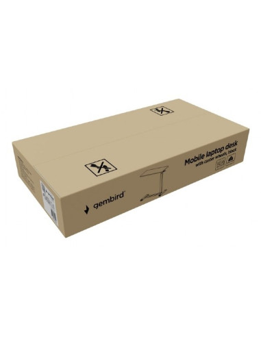 Nb Acc Mobilne Biurko Z Kółkami Czarne Tvs-Desk-02-Bk Gembird