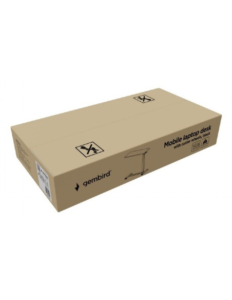 Nb Acc Mobilne Biurko Z Kółkami Czarne Tvs-Desk-02-Bk Gembird