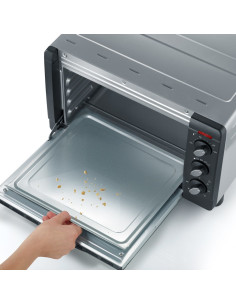 Severin Mini Piekarnik, Termoobieg, Zakres Temp. 100°C-230°C, Timer Do 60 Min, Ruszt, Blacha, Tacka, 20 L, Moc 1500W To 2068 2