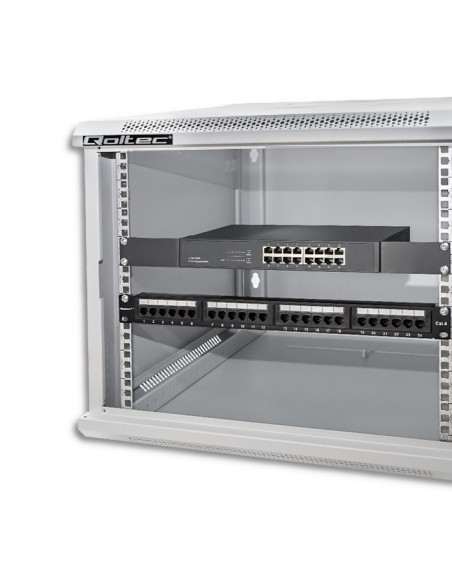 Qoltec Szafa Rack 19" | 9U | 600X500X450