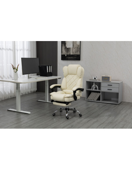 Fotel Biurowy Activejet Yk7416 Beżowy