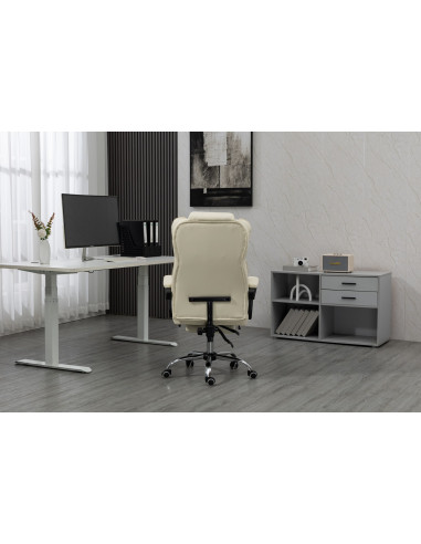 Fotel Biurowy Activejet Yk7416 Beżowy