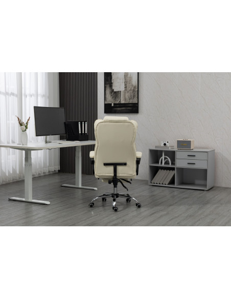 Fotel Biurowy Activejet Yk7416 Beżowy