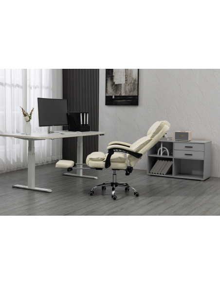 Fotel Biurowy Activejet Yk7416 Beżowy