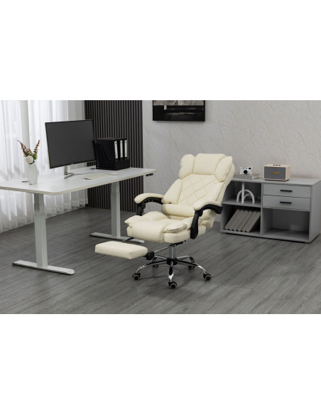Fotel Biurowy Activejet Yk7416 Beżowy