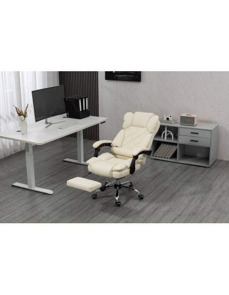 Fotel Biurowy Activejet Yk7416 Beżowy