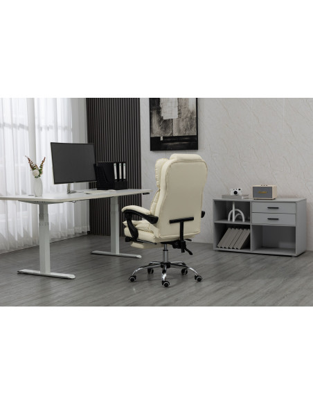 Fotel Biurowy Activejet Yk7416 Beżowy