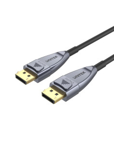 Unitek C1617Gy Kabel Displayport 15 M Czarny, Srebrny 2