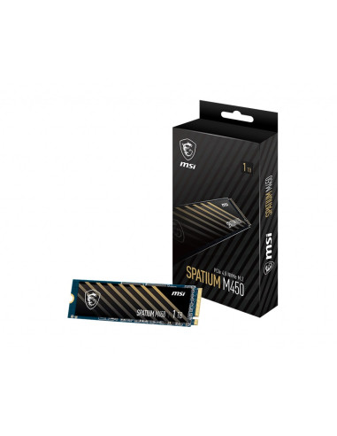 Msi Spatium M450 Pcie 4.0 Nvme M.2 1000Gb Pci Express 4.0 3D Nand