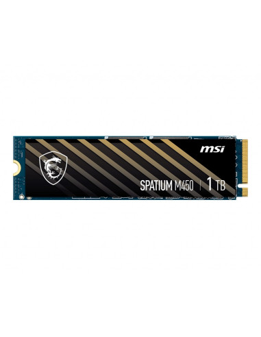 Msi Spatium M450 Pcie 4.0 Nvme M.2 1000Gb Pci Express 4.0 3D Nand