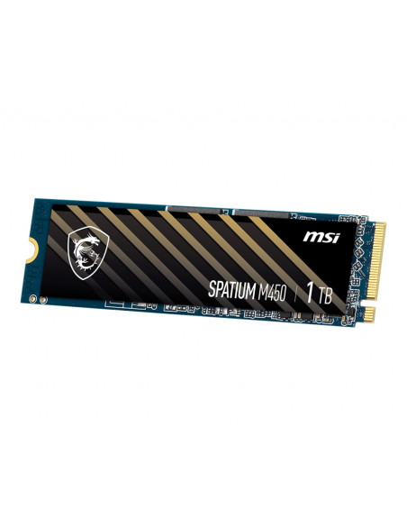 Msi Spatium M450 Pcie 4.0 Nvme M.2 1000Gb Pci Express 4.0 3D Nand