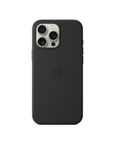 Silikonowe Etui Apple Iphone 16 Pro Max Z Magsafe - Czarne
