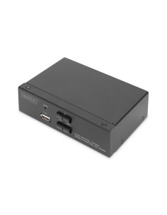 Digitus Przełącznik Kvm, 2-Portowy, Pojedynczy Wyświetlacz, 4K, Hdmi®
