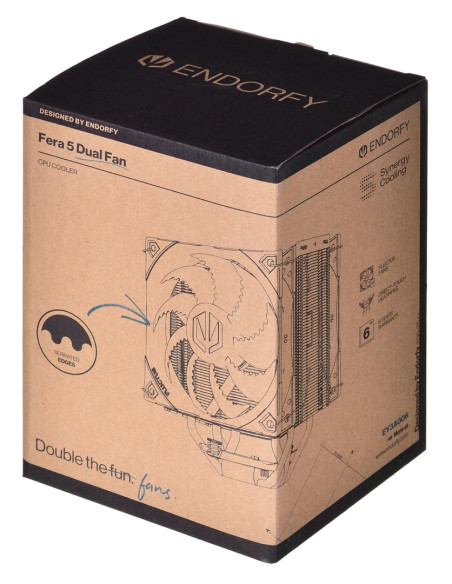 Chłodzenie Powietrzne Endorfy Fera 5 Dual Fan