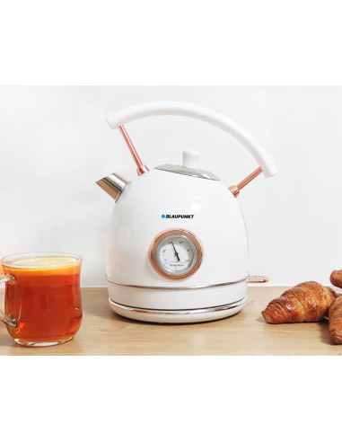 Czajnik Elektryczny Blaupunkt Eks802Wh, 1,8L, 3000W, Biały