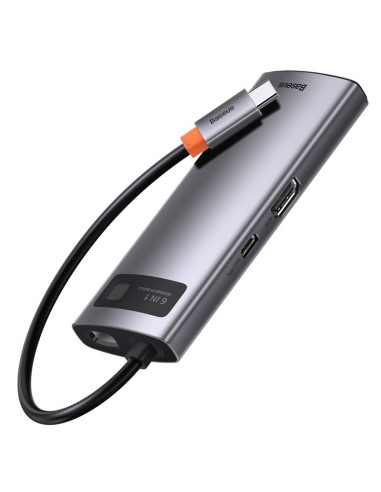 Baseus Metal Gleam Usb 3.2 Gen 1 (3.1 Gen 1) Type-C Szary