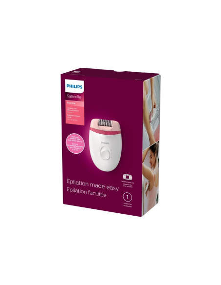 Philips Satinelle Essential Bre235/00 Kompaktowy Depilator Zasilany Sieciowo