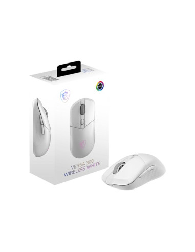 Msi Versa 300 Wireless Myszka Gaming Po Prawej Stronie Rf Wireless + Bluetooth + Usb Type-C Optyczny 8000 Dpi