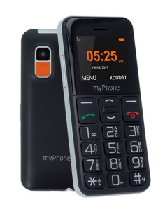 Myphone Halo Easy 4,32 Cm (1.7") 70 G Czarny, Szary Telefon Dla Początkujących