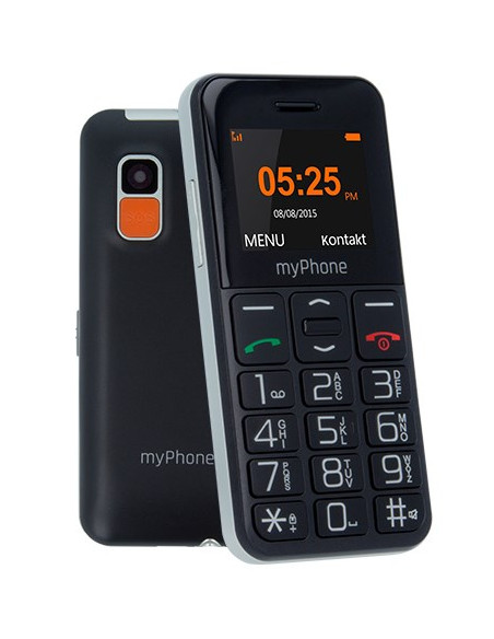 Myphone Halo Easy 4,32 Cm (1.7") 70 G Czarny, Szary Telefon Dla Początkujących