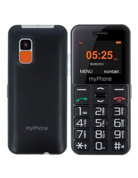 Myphone Halo Easy 4,32 Cm (1.7") 70 G Czarny, Szary Telefon Dla Początkujących
