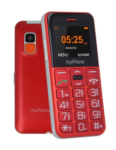 Myphone Halo Easy 4,32 Cm (1.7") 70 G Szary, Czerwony Telefon Dla Początkujących