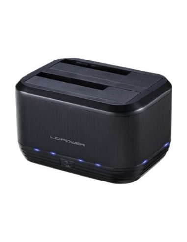 Lc-Power Lc-Dock-U3-Iii Stacja Dokująca Do Dysków Twardych Usb 3.2 Gen 1 (3.1 Gen 1) Type Micro-B Czarny