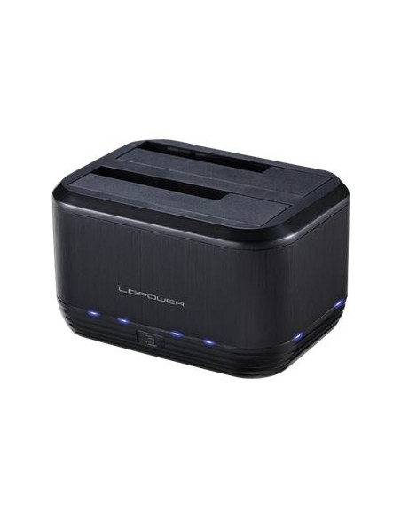 Lc-Power Lc-Dock-U3-Iii Stacja Dokująca Do Dysków Twardych Usb 3.2 Gen 1 (3.1 Gen 1) Type Micro-B Czarny