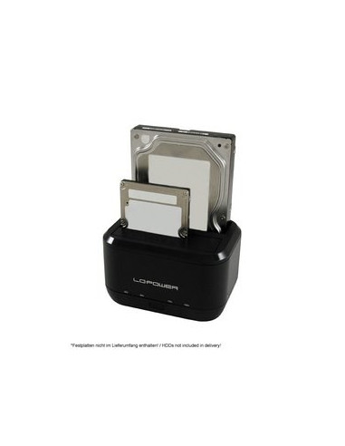 Lc-Power Lc-Dock-U3-Iii Stacja Dokująca Do Dysków Twardych Usb 3.2 Gen 1 (3.1 Gen 1) Type Micro-B Czarny