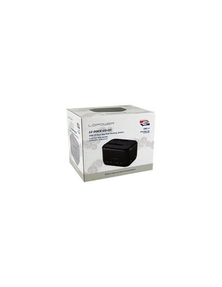 Lc-Power Lc-Dock-U3-Iii Stacja Dokująca Do Dysków Twardych Usb 3.2 Gen 1 (3.1 Gen 1) Type Micro-B Czarny