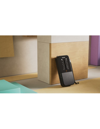 Philips Tar1509/00 Radio Przenośny Analogowy Czarny