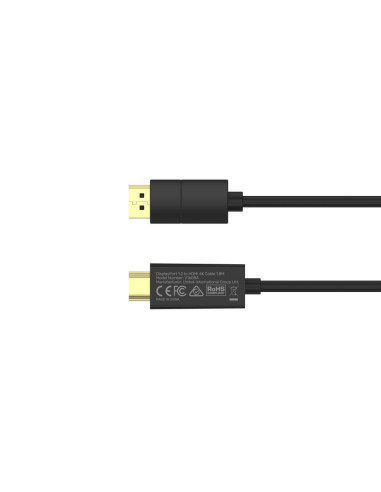 Unitek Kabel Displayport 1.2, Hdmi, 4K@60Hz, 1,8M, V1608A