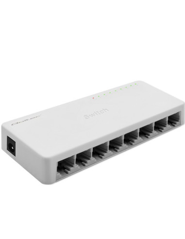 Qoltec 52248 Łącza Sieciowe Nie Zarządzany Biały