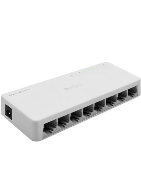 Qoltec 52248 Łącza Sieciowe Nie Zarządzany Biały