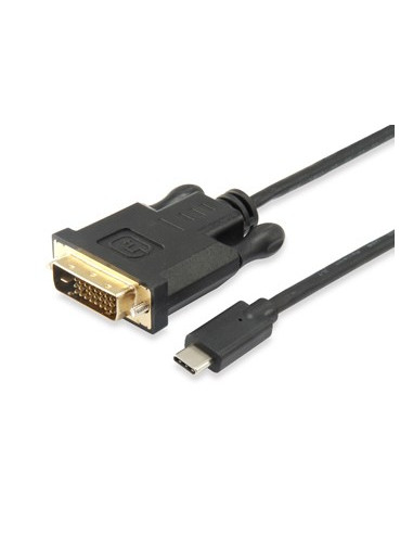 Equip 133468 Adapter Kablowy 1,8 M Usb Type-C Dvi-D Czarny