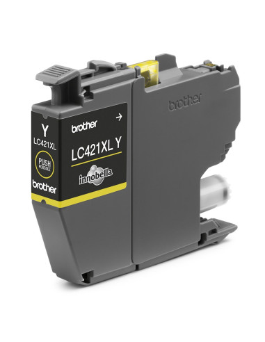 Brother Lc421Xly Nabój Z Tuszem 1 Szt. Oryginalny Żółty