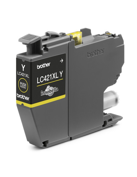 Brother Lc421Xly Nabój Z Tuszem 1 Szt. Oryginalny Żółty