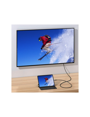 Equip 133416 Adapter Kablowy 2 M Usb Type-C Hdmi Typu A (Standard) Szary, Czarny