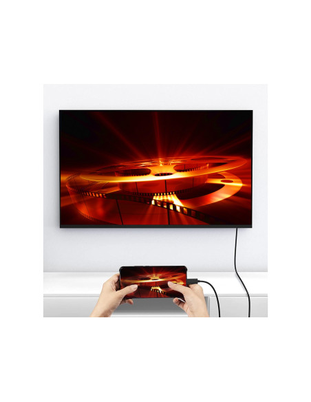 Equip 133416 Adapter Kablowy 2 M Usb Type-C Hdmi Typu A (Standard) Szary, Czarny