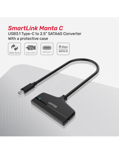 Unitek Y-1096A Stacja Dokująca Usb Type-C Czarny