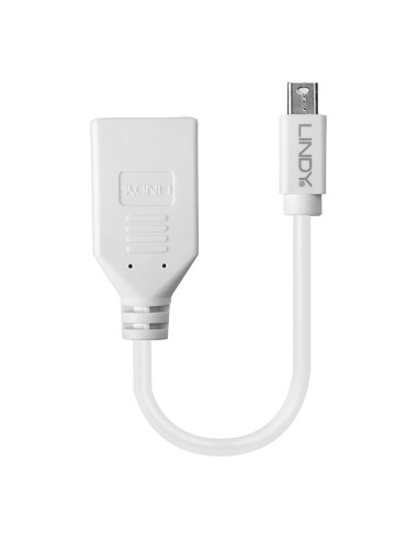 Lindy 41021 Kabel Displayport 0,15 M Mini Displayport Biały